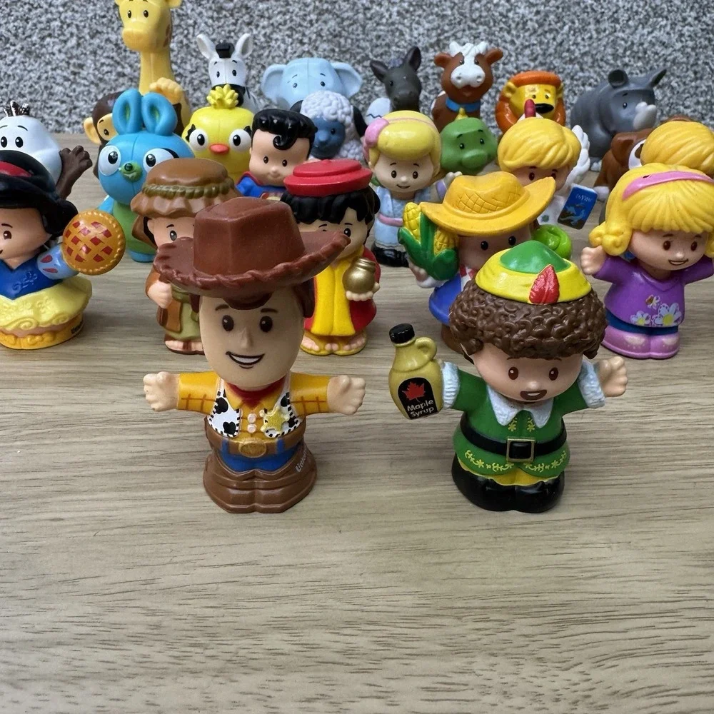 Lot of 28 Fisher-Price Little People Figures Animals Disney Princess Toy Story - Picture 3 of 12